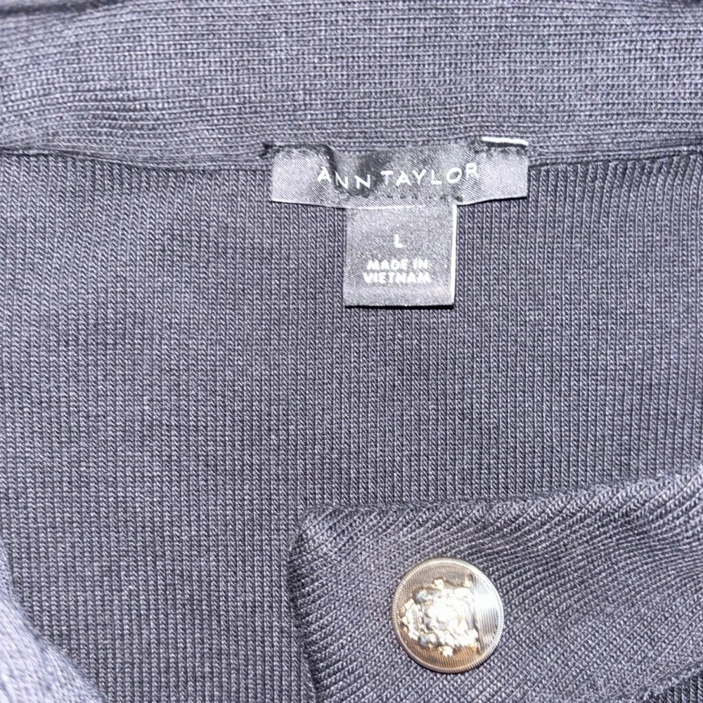 NWOT Ann Taylor 💯 Cotton Lightweight Button-up Jacket Sz Large